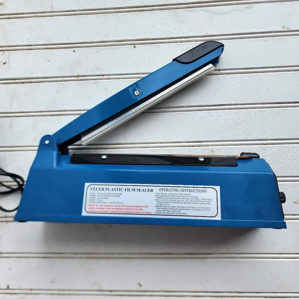 Yeler PFS-200 Manual Hand Impulse Plastic Bag Film Sealer R11 - Picture 5 of 9